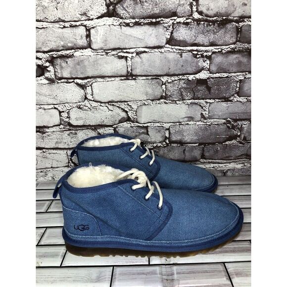 UGG Neumel Royal Blue Fabric Chukka Lace Up Boots Men’s Sz 11M US/44EU 1117613 main image 12